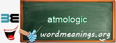 WordMeaning blackboard for atmologic